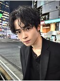 大人ルーズシャドウパーマ