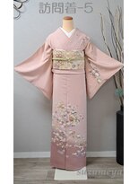 きものサロン すずめ屋&nbsp;レンタル番号　訪問着-5 　草花