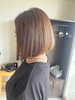 オーガニック アンド ヘアー ラウレア(LAU LEA)&nbsp;ハイライト前下がりストレートボブ