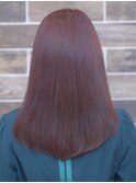 ピンクパープル♪サラ艶ストレート
