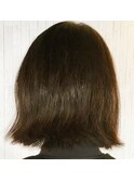 切りっぱなしボブ