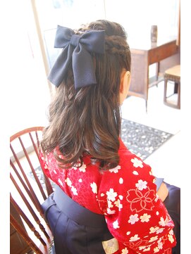 小学生 卒業式 袴 着付 Bell桜新町 用賀 L ベル Bell のヘアカタログ ホットペッパービューティー