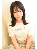 石原さとみっぽい落ち着いてるけど透明感のあるブラウンベージュ