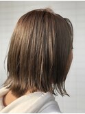 菊池指名 切りぱなし ボブ 外はね