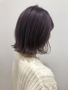 ラパンセ ブルー(LA PENSEE BLEU) 【LA PENSEE BLEU】シア―ラベンダー　外ハネボブ　透明感