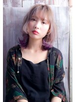 レニーバイエース(LANY by ACE)&nbsp;【LANY 横浜】ミディアムウルフ×裾カラー