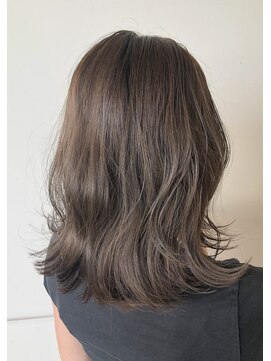 バベル(BABEL Hair Design) 【BABEL】グレージュカラー＿耳かけアッシュブラウン