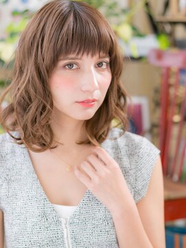 カバーヘアアンドスパ ブリス 浦和(COVER HAIR&SPA bliss) ★暖色系カラー♪オン眉リラクシー小顔ロブ20代30代40代★7