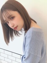 エマエコル(Emma ecole)&nbsp;Emma ecole イルミナカラーココアブラウンレイヤーカットby.mai