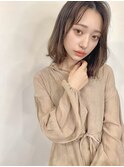 ハンサムバング×外ハネ