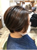 【南浦和】前下がりショートボブ【ボブ】
