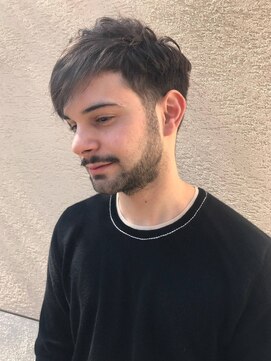 ロッサ(ROSSA) メンズカット/サイドパート/七三分け/ニュアンスパーマ/眉カット