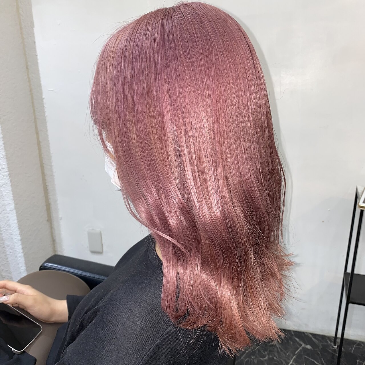 シナモン ヘアー メンズ ハイトーンシナモンベージュ ショートボブ