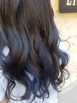 エイト 上野店(EIGHT ueno)&nbsp;【EIGHT 上野】佐藤 さりげなくネイビーインナーカラー