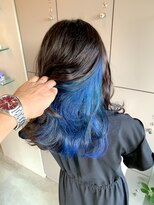 エイト 沖縄豊崎店(EIGHT toyosaki)&nbsp;【EIGHT 豊崎】お客様スタイル_インナーオーシャンブルー