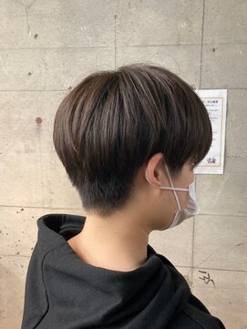 オッソ(OSSO) センターパートマッシュ_韓国マッシュサイドパート