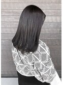 透明×グレージュカラー