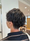 波巻きスパイラルミックスパーマ