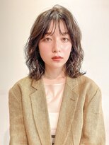 アンアミ キチジョウジ(Un ami Kichijoji) 【unami】ミディアムヘア×ゆるふわパーマ　澤田杏奈