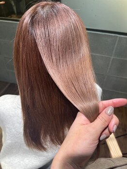 ジルヘアービカミ(Jill hair bikami)の写真/【平岸/髪質改善】髪質改善しながらカラーを楽しめる！#水素カラー#髪質改善#ハイトーン