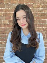 アグ ヘアー エル名駅店(Agu hair elle) 《Agu hair》裾カラー巻きロング×numberA.トリートメントオイル