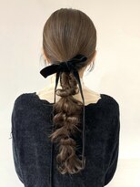 ミスト(mist) 〔mist:Yoko〕 結婚式/ヘアメイク/ベロアリボンアレンジ #122