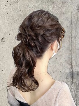 ヘアーデザイン グランツ 平成店(hair design Granz) ポニーテールアレンジ☆