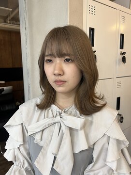 アジールヘア 東上野店(agir hair) ミルクティーベージュ/パーソナルカラー【上野】