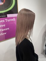 ペレ 渋谷(PELE)&nbsp;h_ デザインカラー/レイヤーカット/ウェットヘア/オリーブベージ