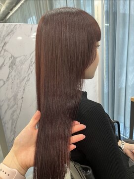 アリュウル 表参道(ALLURE) 大人可愛い艶カラー＊艶ワインレッド/ブリーチ無し/秋冬カラー