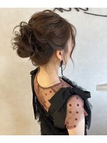 リンク(Link)&nbsp;ゆるふわお団子アレンジ/ヘアアレンジ/大人かわいいアレンジ