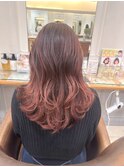 グラデーションカラーチェリーピンク ハイトーンカラー【横浜】k