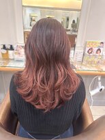 ネオリーブアイム 横浜西口店(Neolive aim)&nbsp;グラデーションカラーチェリーピンク ハイトーンカラー【横浜】k