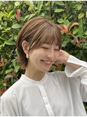 ブリーチなし明るめショートスタイル
