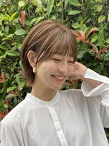 美容室カードル 新小岩店(Cadre)&nbsp;ブリーチなし明るめショートスタイル