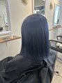 ルイ 京都烏丸店(Loui)&nbsp;ブリーチ1回からネイビーカラーもおすすめです！