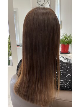 サロンドノア(Salon de NoA) ロングヘア×縮毛矯正