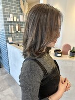 フェーディン(fa/din)&nbsp;ブリーチなしバレイヤージュオリーブベージュ