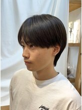 ミモザワークス(Mimosa Works) 縮毛矯正・自然な毛流れのシースルーマッシュ