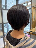 ヘア ルーナ バイ アプリーレ(hair lune by Aprire)&nbsp;大人可愛い丸みショートカット小顔フェイスレイヤー似合わせ