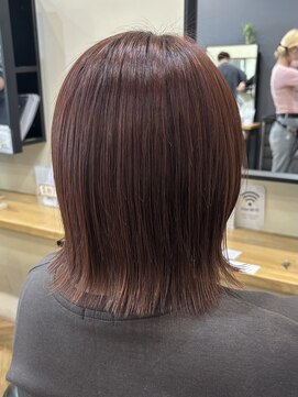 アルター(aL ter) 【ボブ×ピンクブラウン】ミニウルフ/チェリーブラウン/林愛華