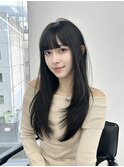 レイヤーカット　ワンカール　顔まわりカット