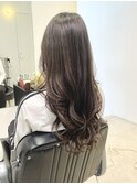《FRAME central》コテ巻き風パーマ×ナチュラルハイライト