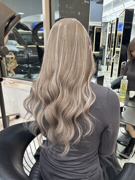 ラピス 渋谷本店(Lapis) メッシュ、ベージュ、ミルクティーベージュ