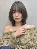 ブリーチなしカラー伸ばしかけヘア簡単スタイリング小顔ヘア