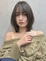 ロンドプロフィール 浦和(Lond profil)&nbsp;ブリーチなしカラー伸ばしかけヘア簡単スタイリング小顔ヘア
