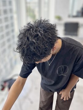 ネクストメンズ 表参道(NEXT men's) MEN’S HAIR/サーフカール/刈り上げセンターパート/渋谷