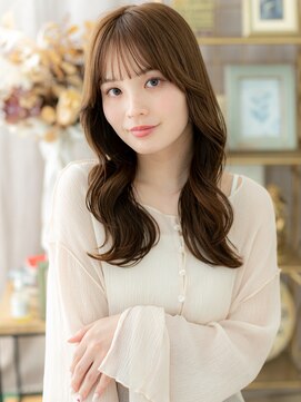 カバーヘア ブリス 志木南口駅前店(COVER HAIR bliss) 大人美人透けバング韓国風巻きレイヤーロングc7志木20代30代40代