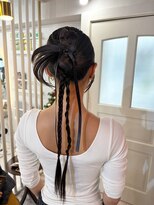 マリアバイアフロート(Maria by AFLOAT)&nbsp;【sakura】タイト×編みおろしリボンアレンジ