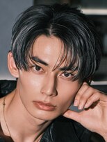 アンサー 渋谷(ANSWER)&nbsp;メンズバレイヤージュハイライトセンターパート